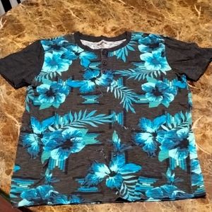 Small floral carbon men's shirt